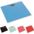 EXZACT ColorSlim - Personenwaage/ Elektronische Körperwaage / digitale Badezimmerwaage - Ultra schmal 1.7 CM Dicke -150 kg / 330 lb - farbige Glasplattform (Blau) - 2