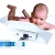 My Weigh Ultraschmale Ultraship U2 wiegt Baby weiß 27 kg - 